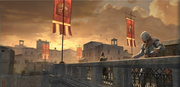 Concept art of Ponte Sant'Angelo in Identity