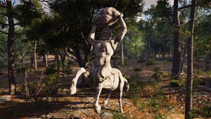 ACOD Centaur and Boulder Statue.jpg