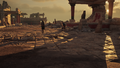Barnabas and Herodotos waiting for Kassandra at the Minoan ruins.