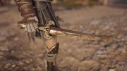 Kassandra wielding the dagger