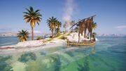 Gotarzes' wrecked ship